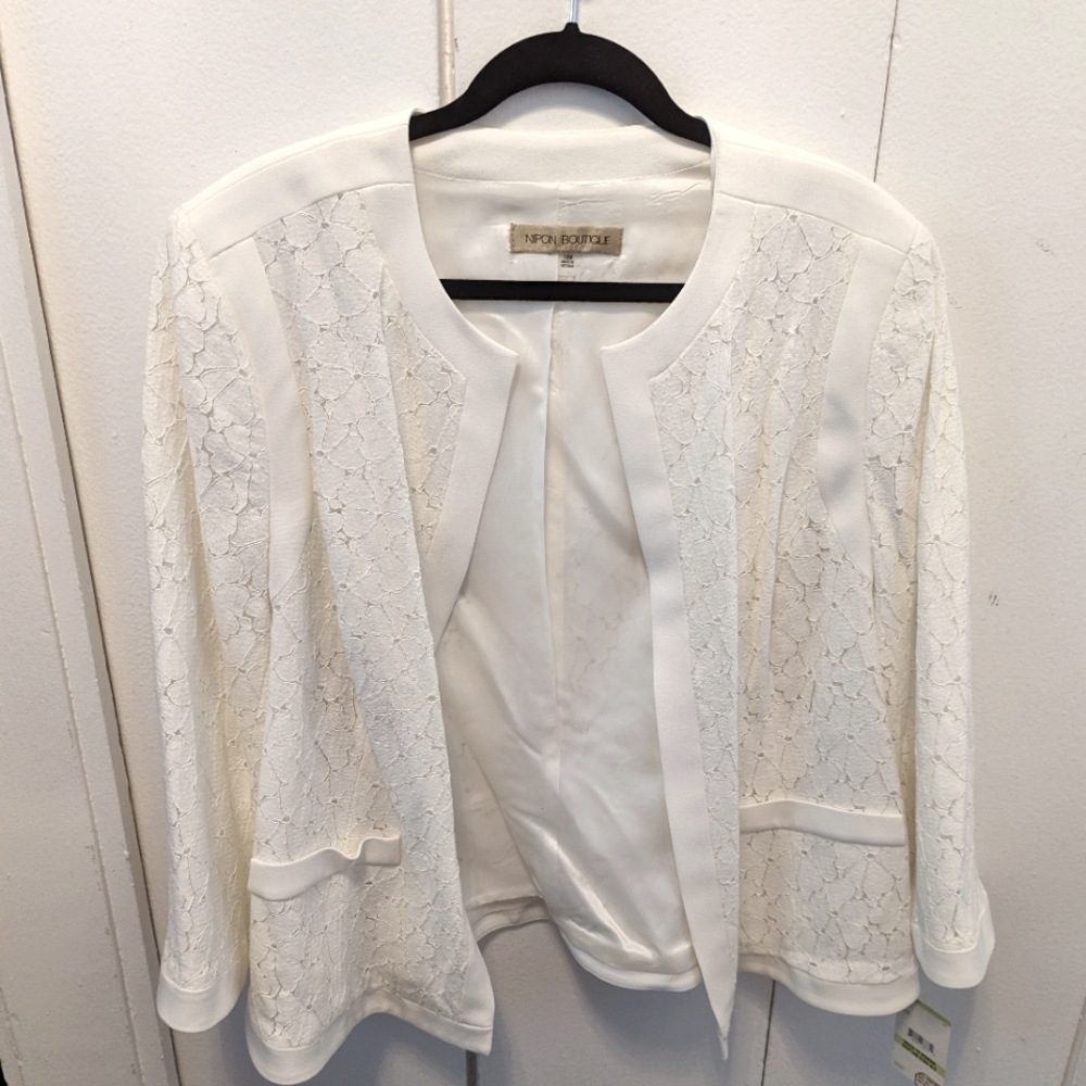 Nippon Boutique White open jacket